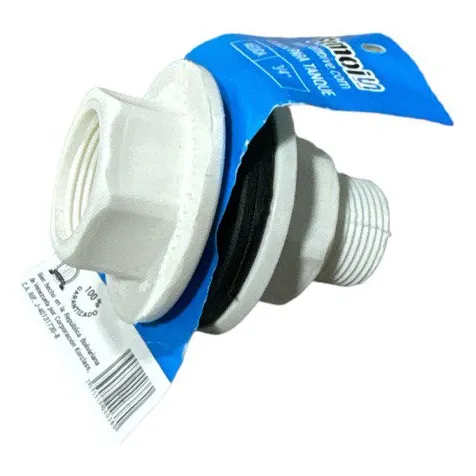Conexion Plastica Para Tanque De 3/4 De Pulgada Femoi