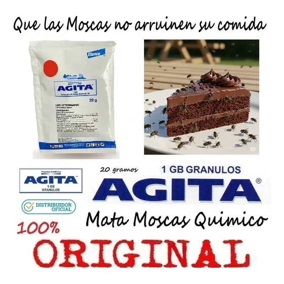 Mata Moscas Agita Fumigación En Polvo Efectivo El Original