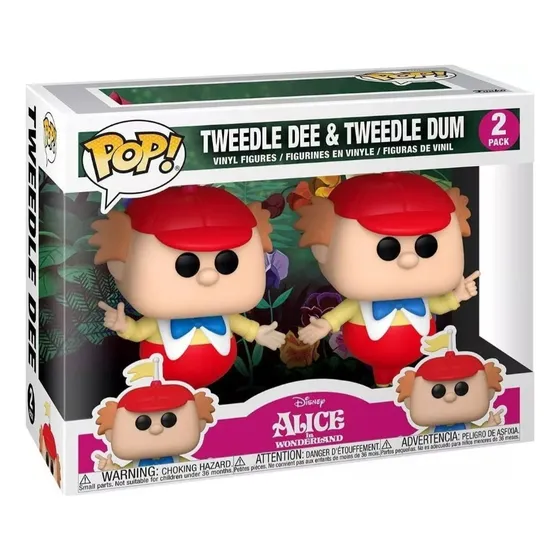 Alice In Wonderland Funko Pop Tweedle Dee Y Dum Pack Disney