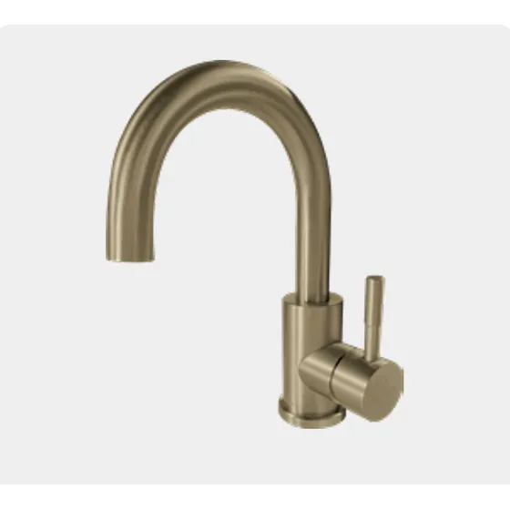Llave Lavamanos Color Dorado Mate