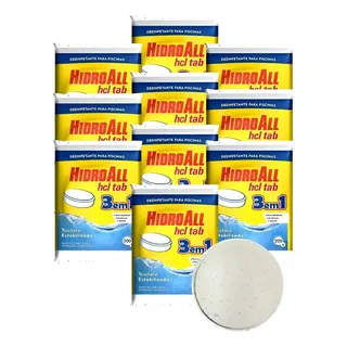Kit 10 Tabletes HCL Penta Hidroall 200gr