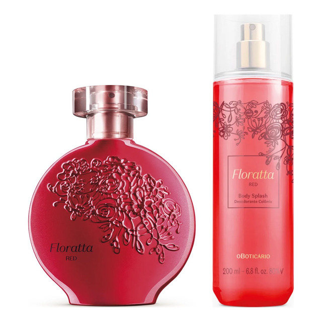 Combo Floratta Red: Desodorante Colônia 75ml + Body Splash Desodorante Colônia 200ml