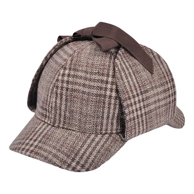 Sherlock Holmes Cosplay Boina Chapéu De Detetive