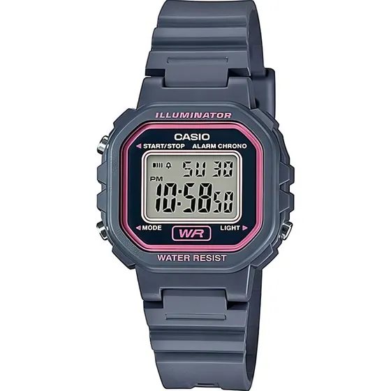 Reloj Casio LA-20WH-8A Rosa Dama Digital Correa Full