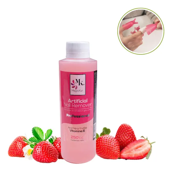 Removedor De Esmalte Permanente, Acrílico - 250ml Magickur