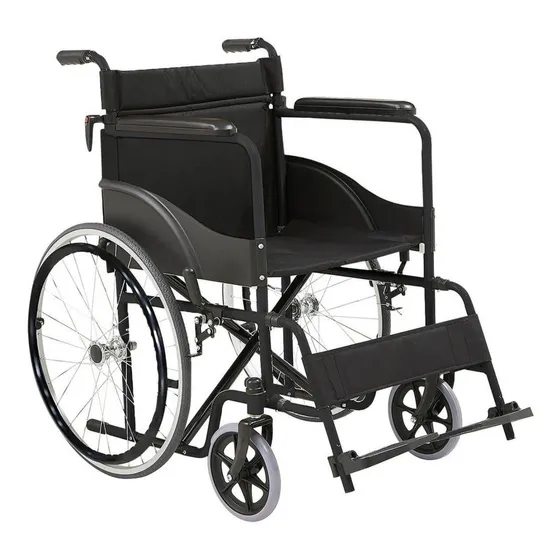 Silla De Ruedas Para Adulto Hasta 100 Kg Handy - S100 Color Negro
