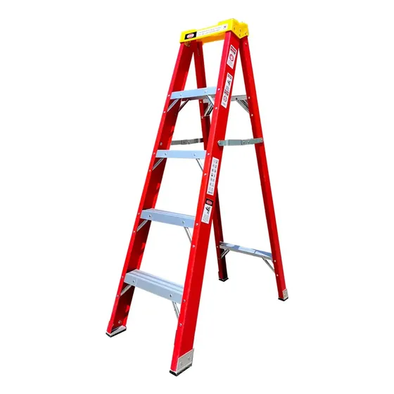 Escalera Fibra De Vidrio Tipo Tijera 