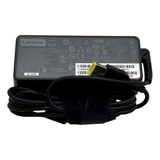 Cargador Original Lenovo 65w 20v 3.25a Punta Rectangular Fac