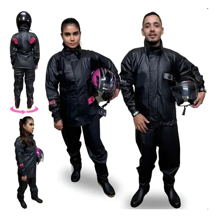 Capa Chuva Motoqueiro Europa Alba Original Impermeável Pvc Feminina P