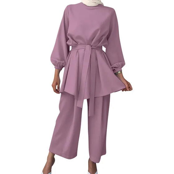 Obeeii Conjunto Ropa Arabe Oriente Medio Para Mujer Camiseta