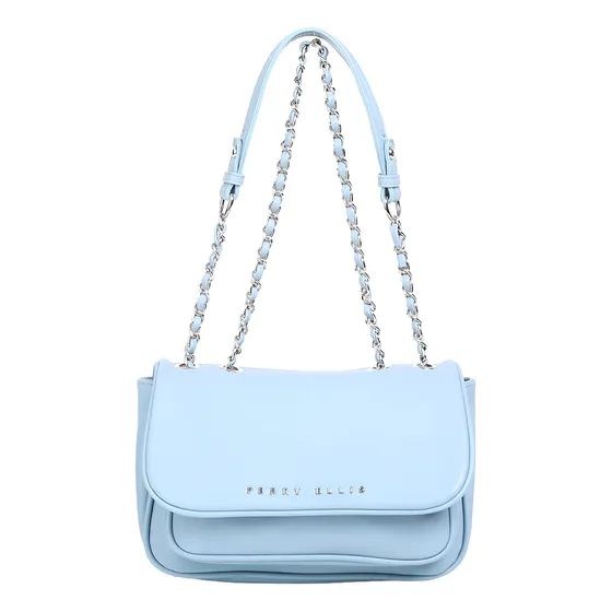 Bolsa Satchel Perry Ellis A13568 Color Azul Claro