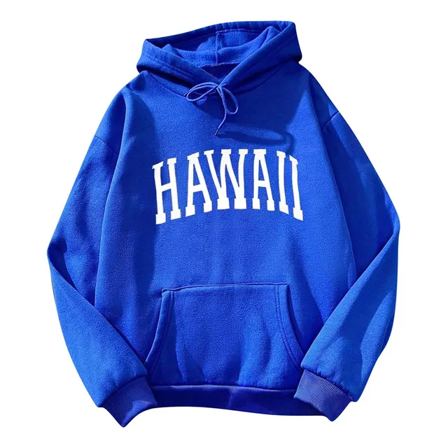 Sudadera Manga Larga Estampado Para Mujer Color Solido