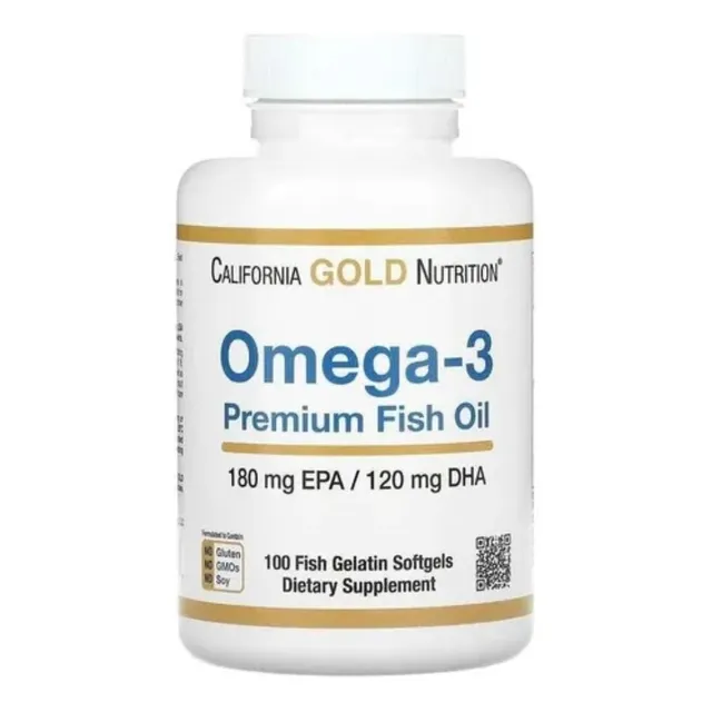 Aceite de pescado Omega 3 California Gold Premium 100
