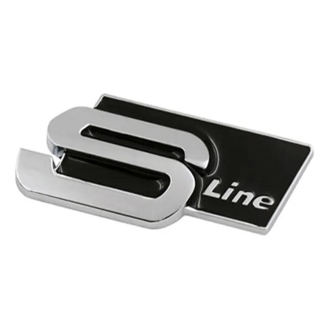 1 Adesivo Emblema Audi Sline Jetta Golf A1 A3 A4 A6 R8 