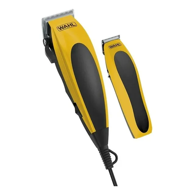 Combo Wahl Máquina Rasuradora + Trimmer Clip & Groom 22 pzas Kit para Cortar Barba Cabello y Bigote en tu hogar