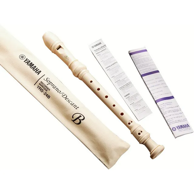 Flauta Dulce Soprano Yamaha Yrs-24 (beige) Yrs24 Color Beige