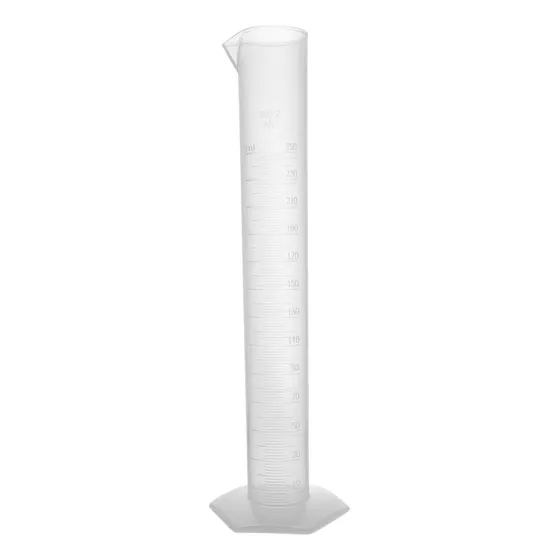 Probeta De Plástico Cap 250 Ml Uso Industrial-escolar