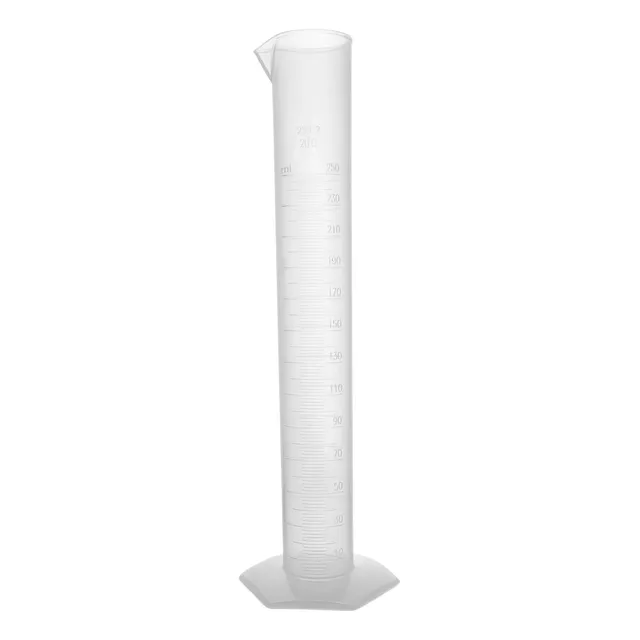 Probeta De Plástico Cap 250 Ml Uso Industrial-escolar