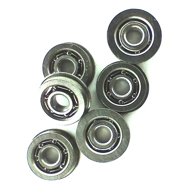 Kit 6 Rolamentos 8mm : Aço Gearbox Airsoft Aeg Rifle Fuzil