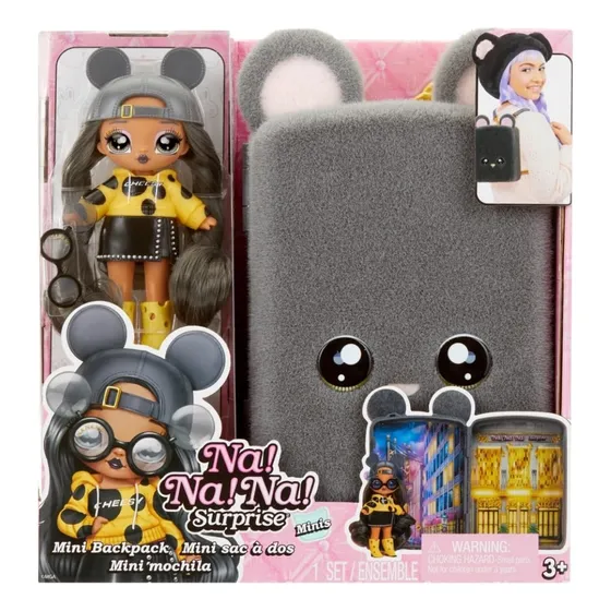 Boneca Importada Na Na Na Surprise Com Mini Mochila