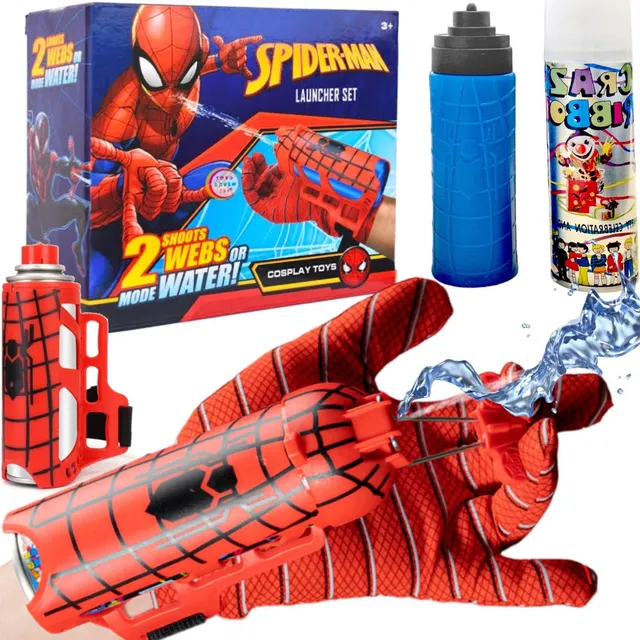 Guante Spiderman Lanza Telaraña Y Agua Juguete Niños Avenger