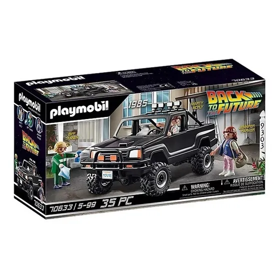 Caminhão Playmobil Marty Mcfly de volta ao futuro 70633