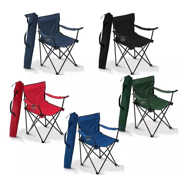 Silla Plegable Playera Con Portavasos Camping Reunion Casa 