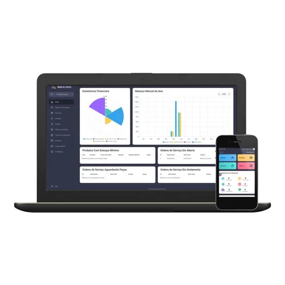 Sistema Ordem De Serviço Responsivo (mobile) Script Php