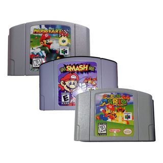 Super Mario 64 + Smash Bros 64 + Mario Kart 64 R-pr0 Super Mario 64 + Smash Bros 64 + Mario Kart 64 R-pr0