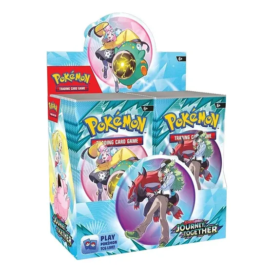 Pokémon Tcg Journey Together Booster Box 36 Sobres Español Aventuras Compartidas Español