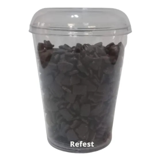 50 Copinhos Redondos P/ Doces 40 Ml Com Tampa Brinde Colher
