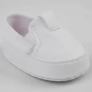 Sapatinho De Bebe Menino Tênis De Bebe Slip On Forro Listra