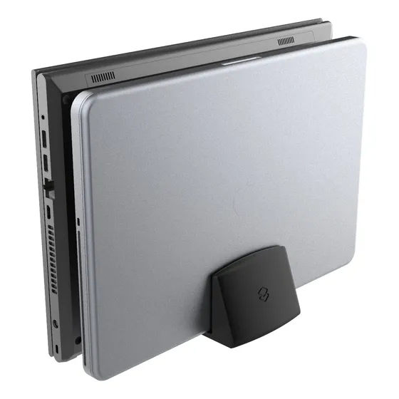 Suporte Duplo 2 Notebooks 2,5cm Fechado Laptop Mesa Vertical