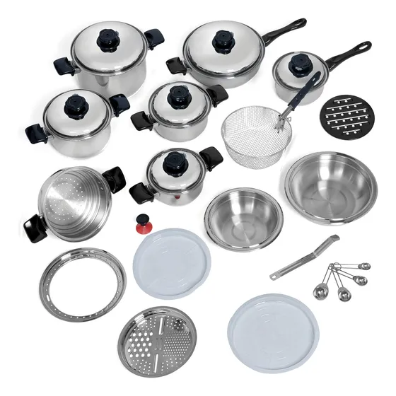 Chef S Secret Juego Utensilio Cocina Acero Inoxidable 28