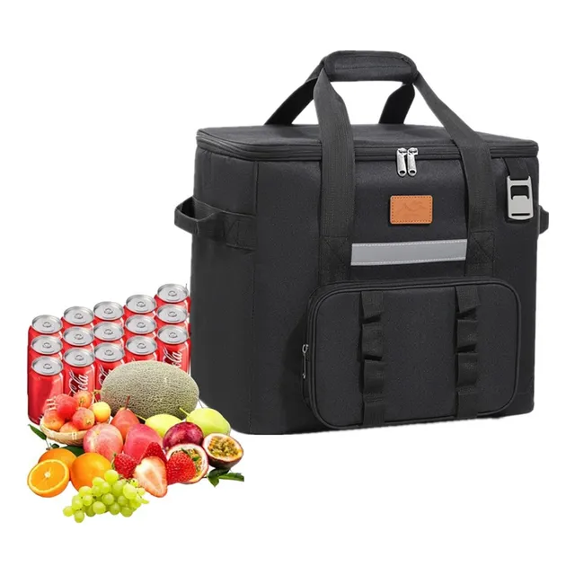 Hielera Portatil Bolsa Termica Enfriador 40l Negro