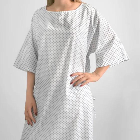 Bata Para Paciente Resistente Estampado Estrellas