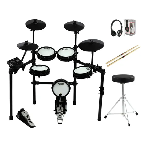 Bateria Eletrônica Profissional X-pro C.ibanez Ed500 Mesh Cor