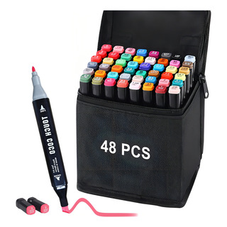 Set Profesional De Marcadores Plumones Doble Punta Touch 48 Set Profesional De Marcadores Plumones Doble Punta Touch 48