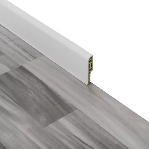 Rodapie Moldura De Pvc Para Piso Marron Gris Blanco 240cm