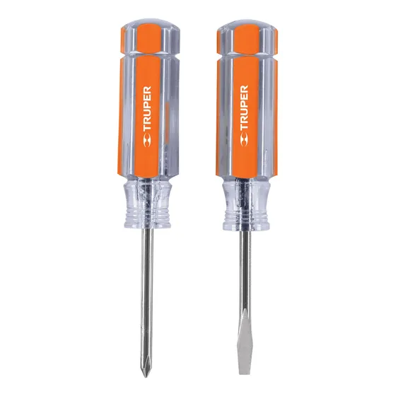 Destornilladores Mini 2 Piezas Truper Cod: 1545475