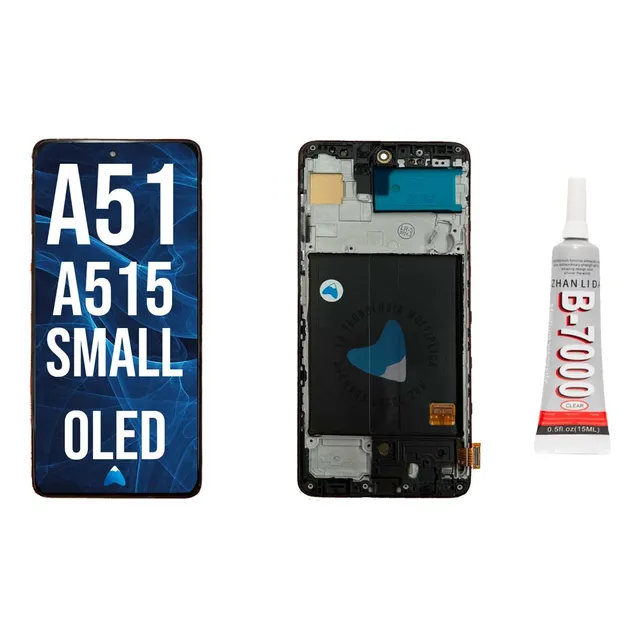 Modulo Display Para Samsung A51 C/marco Oled + Pegamento