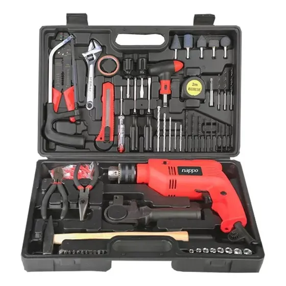 Kit De Herramientas Nappo 120 Piezas Con Maletín Negro