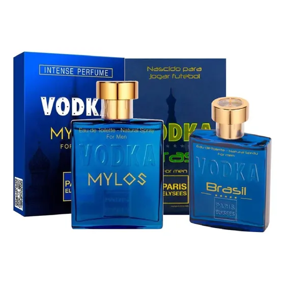 Kit Vodka Mylos E Vodka Brasil Azul - Paris Elysees