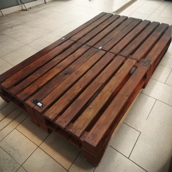 Cama De 1 Plaza Y Media De Palets