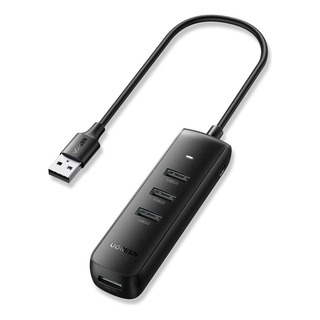Cabo Adaptador Hub Ugreen 4 Portas Usb 3.0 Powered Cabo 25cm Cabo Adaptador Hub Ugreen 4 Portas Usb 3.0 Powered Cabo 25cm