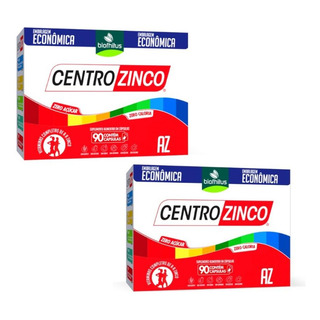 Kit Centrozinco Az Embalagem Econômica 2 Un 90 Cápsulas Cada Kit Centrozinco Az Embalagem Econômica 2 Un 90 Cápsulas Cada