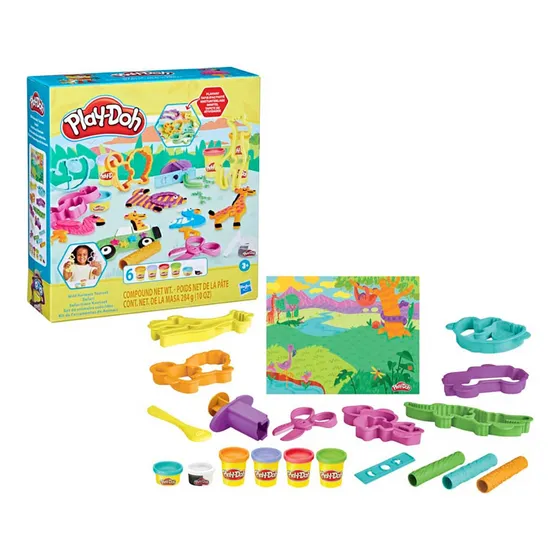 Play Doh Animales De Safari Importado Original