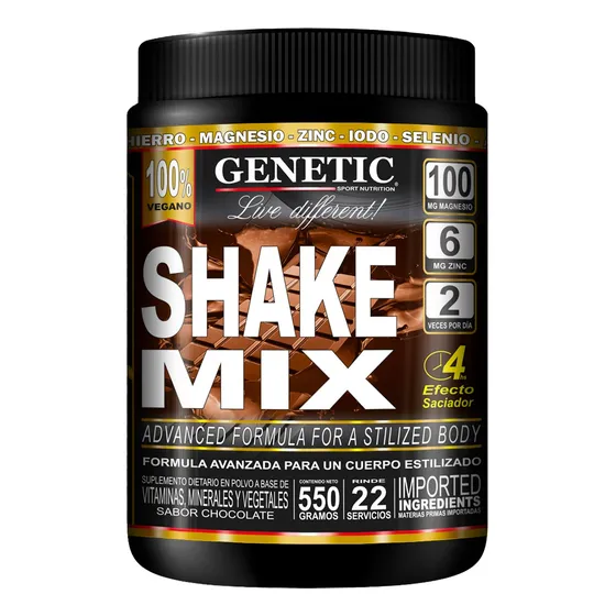 Batido Proteico Soja Diet Shake Mix Reemplaza Comida Genetic