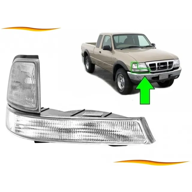 Farol Intermitente Derecho Ford Ranger 1998 Al 2000 Blanco 