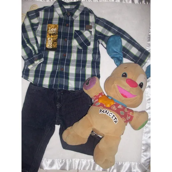 Conjunto Lee Talla 2t Camisa Manga Larga